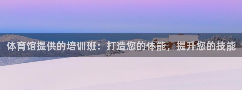 极悦官方网站入口网址大全：体育馆提供的培训班：打造您